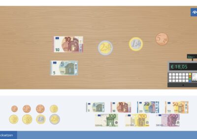 2D Geld zaehlen