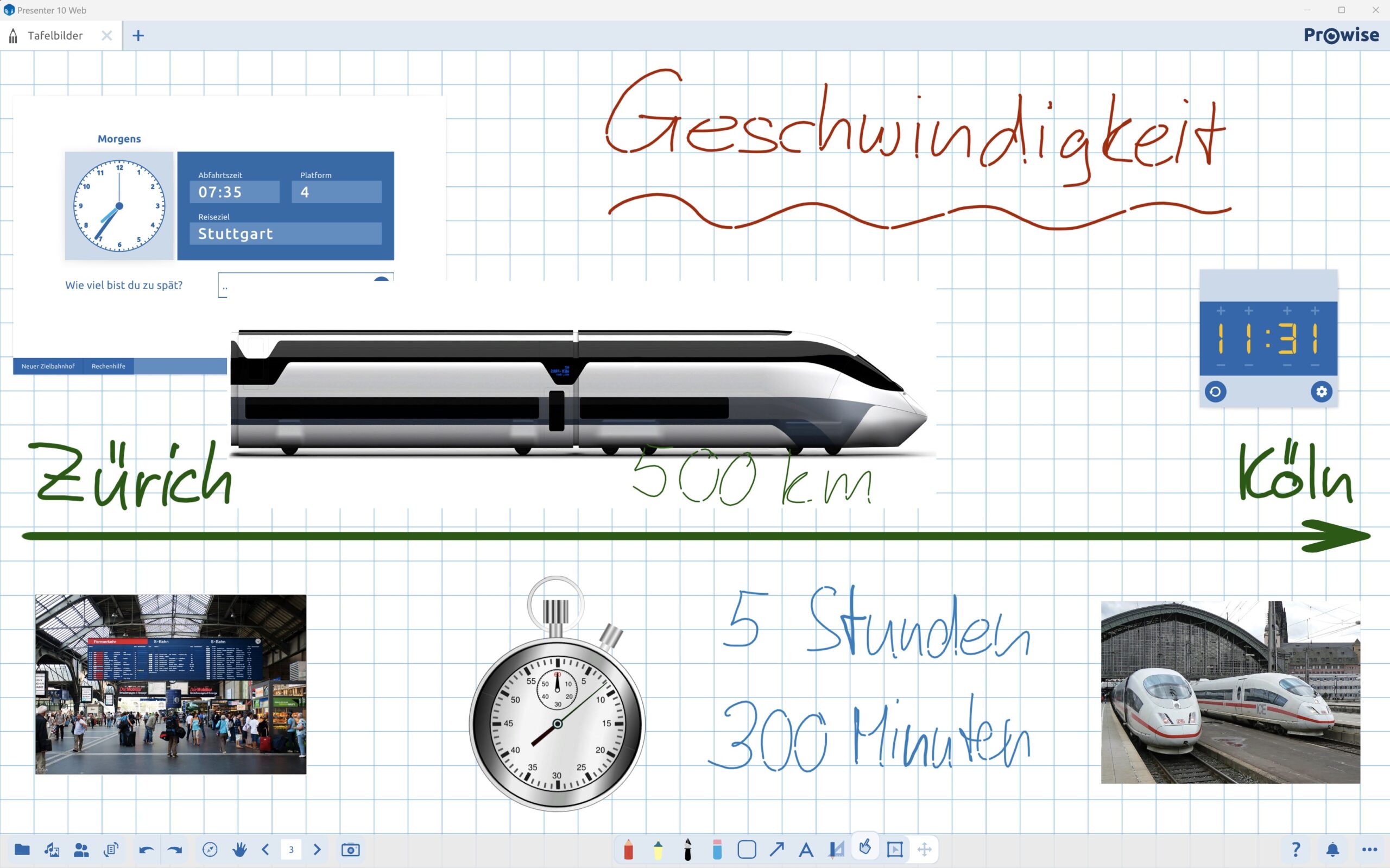 ProwisePresenter Beispiel Schule Geschwindigkeit scaled